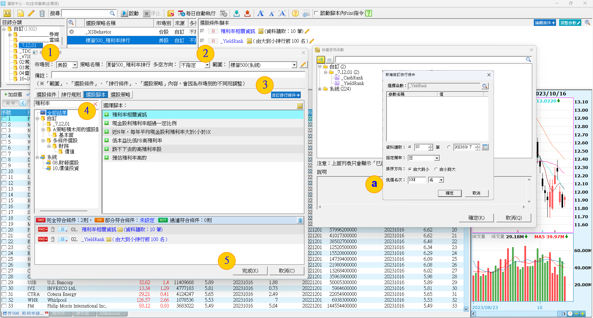 XS美股欄位的使用介紹- XQ 全球贏家