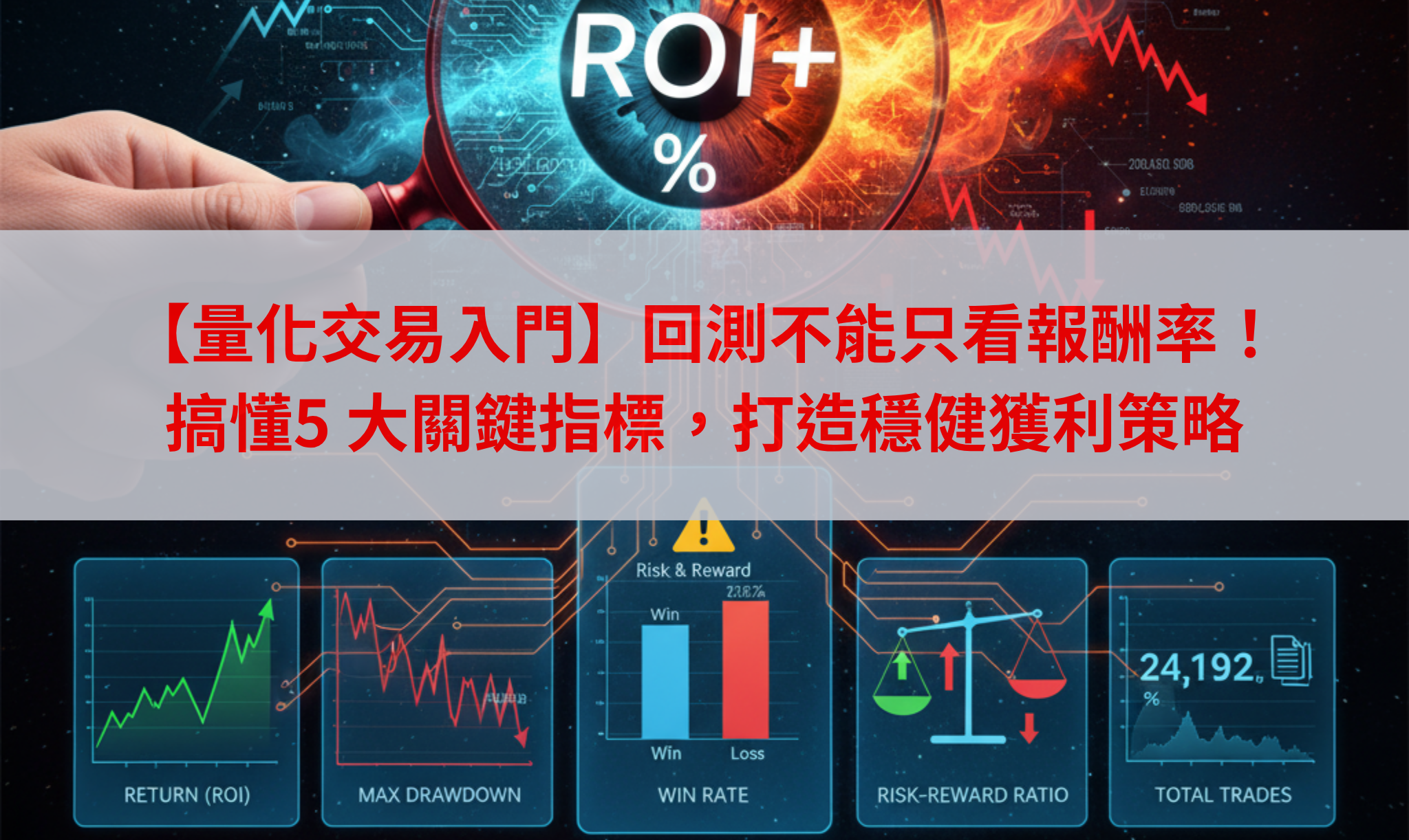 量化交易入門】回測不能只看報酬率！搞懂５大關鍵指標，打造穩健獲利策略- XQ 全球贏家